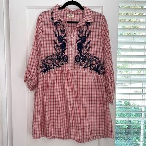 NWOT red plaid dress from Tuckernuck